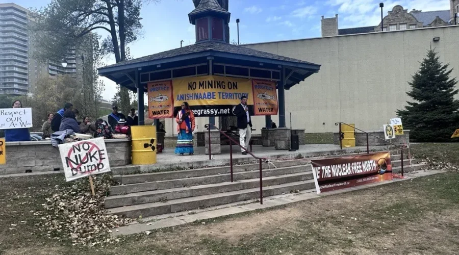 Thunder Bay: First Nations from across the region rally to oppose nuclear waste storage in the region
