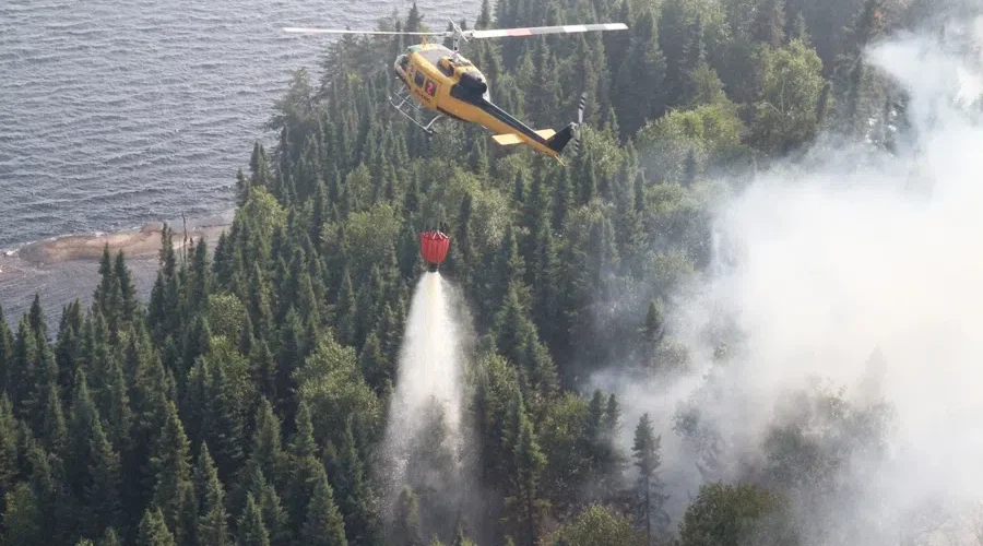 13 active forest fires in northwestern Ontario