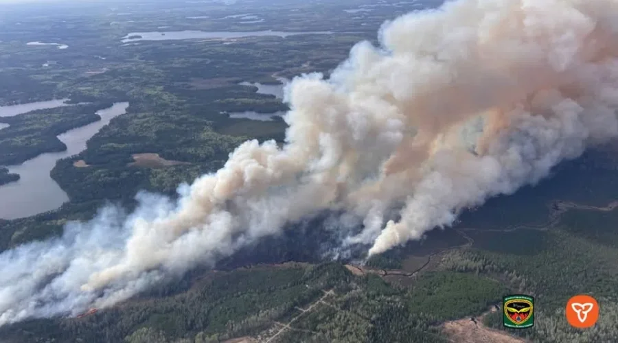 Two new wildfires in Northwest Ontario on Wednesday