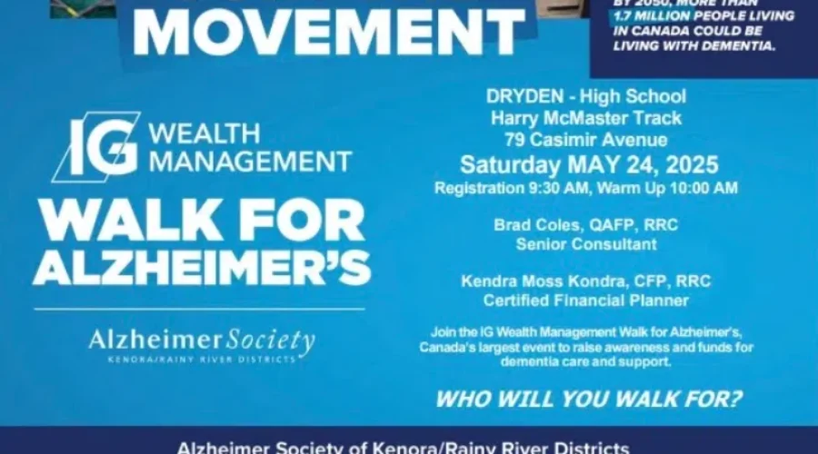 IG Wealth Management Walk For Alzheimers – Dryden (INTERVIEW)