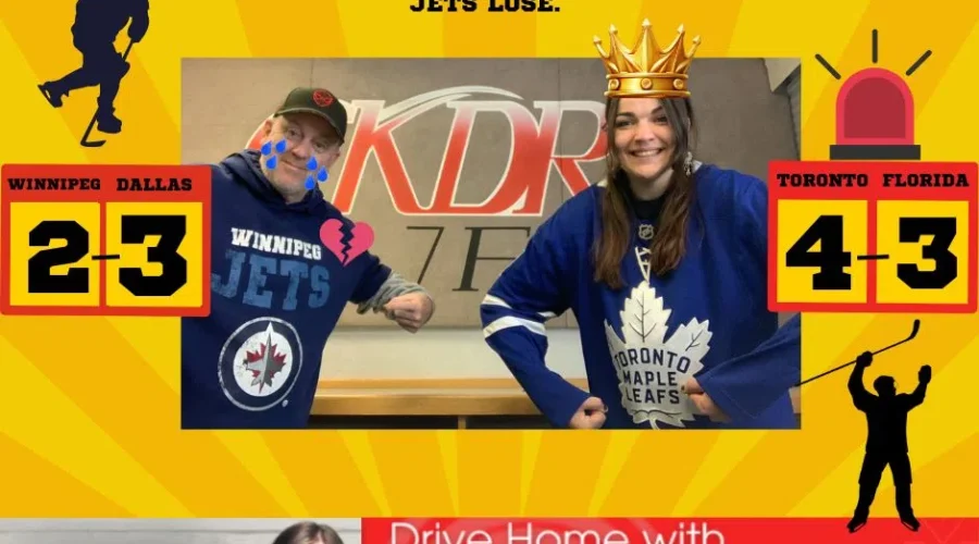 Leafs Win! Jets Lose.