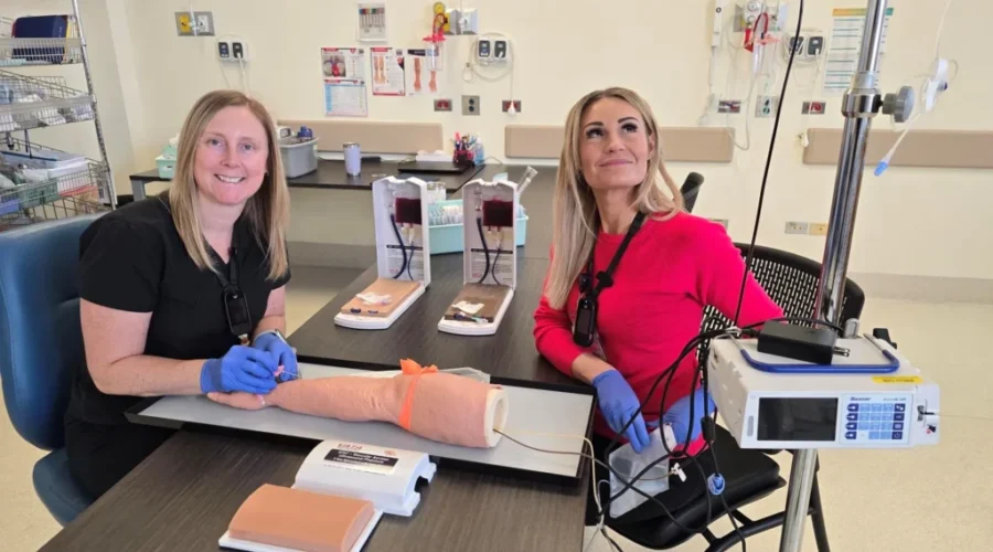 rcb-intravenous-training Two local hospitals receive RBC Foundation grants