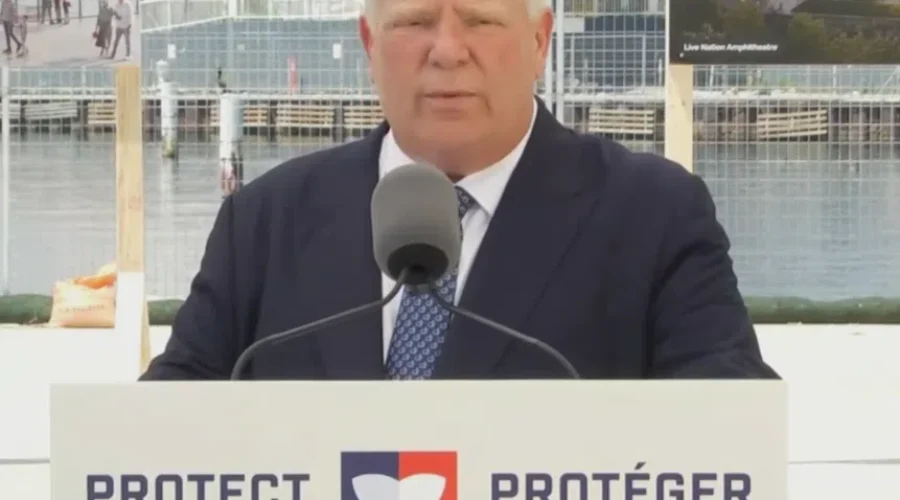 ford-ontario-place-presser Ford calls for lower interest rates again