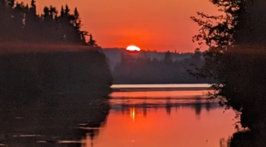 Sunrise Over Melgund Lake