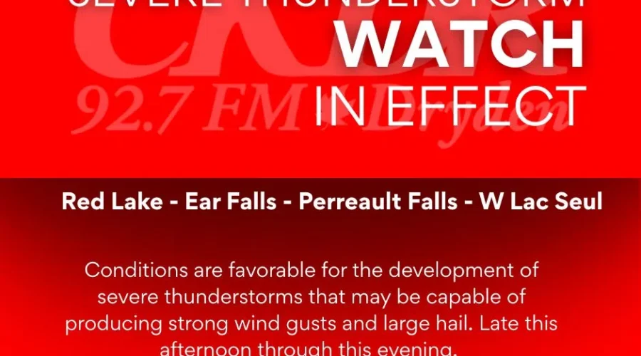 July 10th Severe Thunderstorm Watch in Effect
