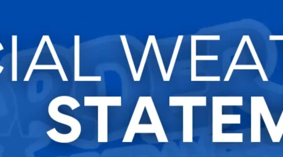 Special weather statement issued