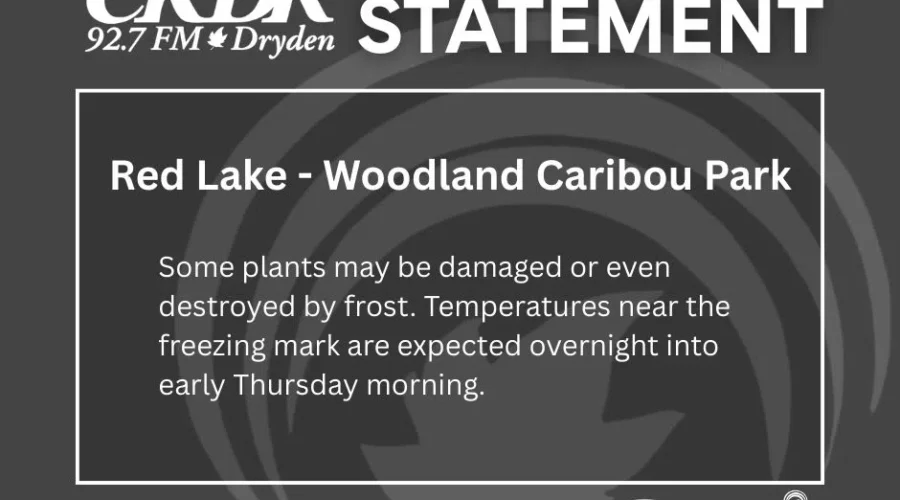 frostalertredlakesept2025 Frost Advisory in Effect for Red Lake