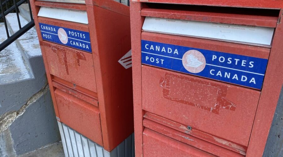 Canada Post mail boxes Dec 2023 Labour heavyweights to attend rally with postal workers