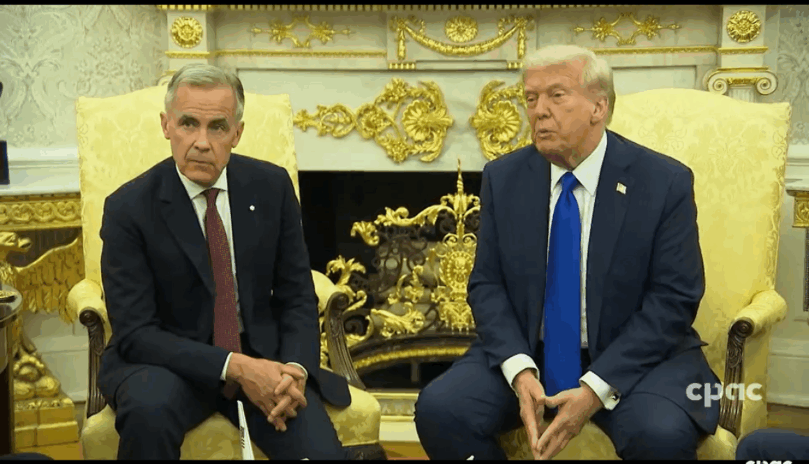 Carney and Trump ahead of meeting