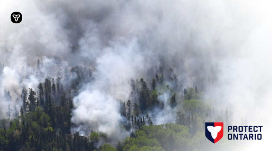 Forest Fires Red Lake 12 June 2025 Remote forest fires continue to burn in Ontario’s Far North