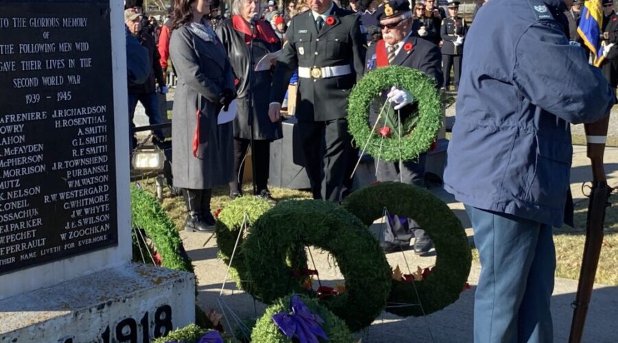 Remembrance Day 2024 Fort Frances Nov 11 2024 (31) Statutory Day of Remembrance proposed for Ontario