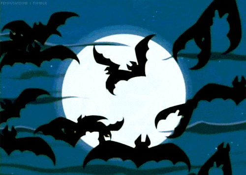 Halloween Bats GIF Press Play: Halloween episodes from your favourite TV shows