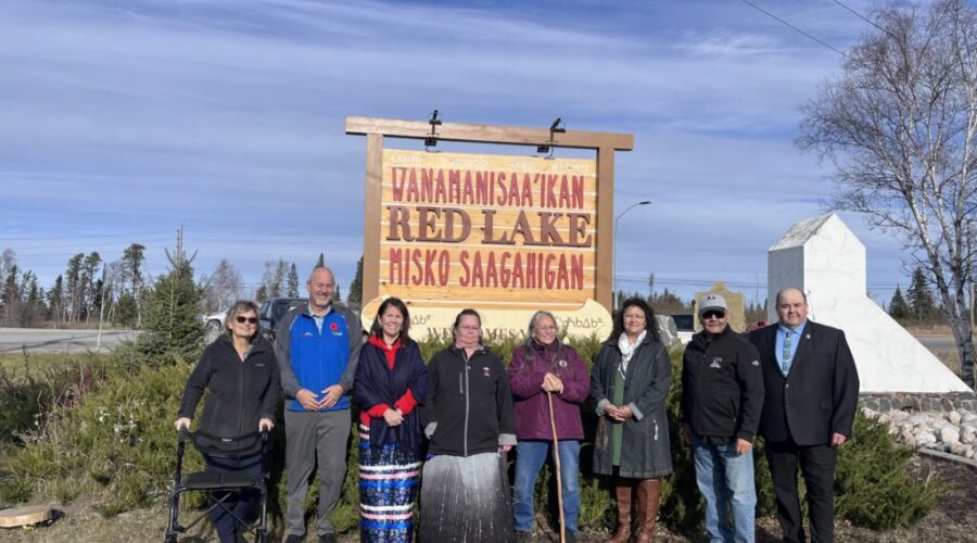 Red Lake Unveils New Welcome Sign Honouring Truth and Reconciliation