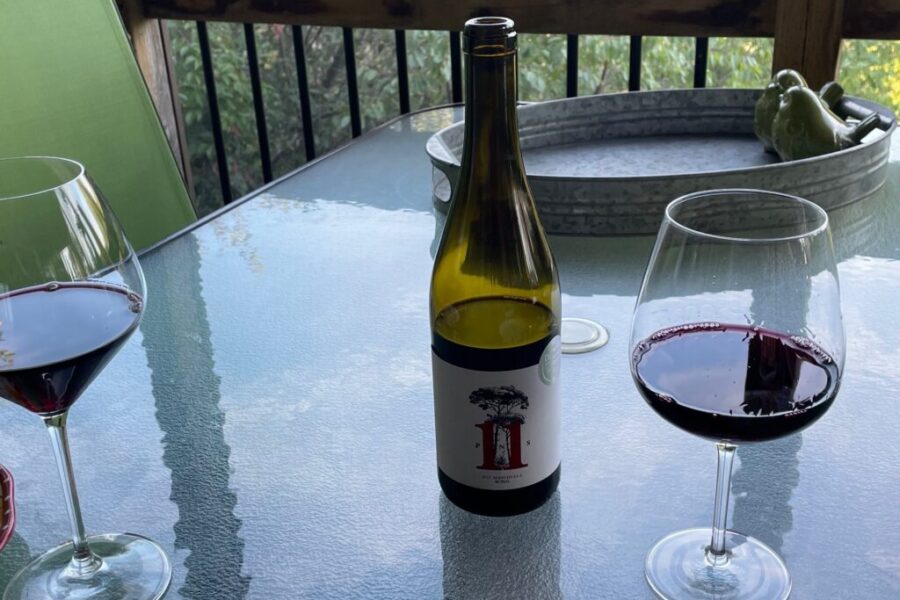 A little wine