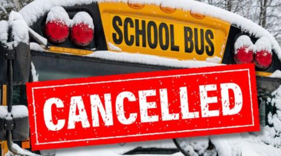 Area school buses cancelled again