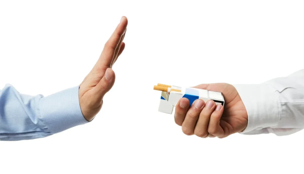 No thanks! Quit smoking concept