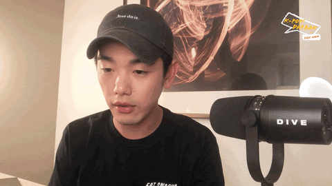Eric Nam Korean GIF by DIVE Studios Drive Home Show: When One Thing Leads to Another