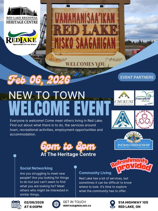 welcome to red lake event