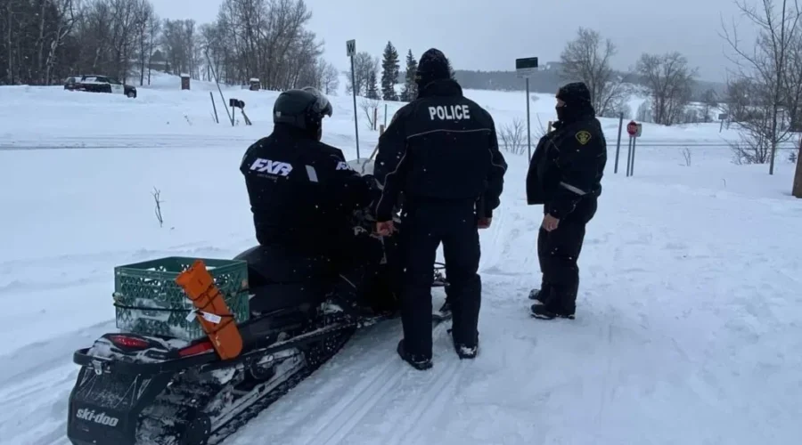 Snowmobile crash on Lake of the Woods leaves rider seriously injured