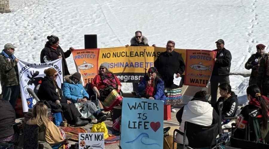 1774213947758-IMG_2715 ‘We will not be poisoned again’: Environmental advocates protest proposed nuclear waste dump site