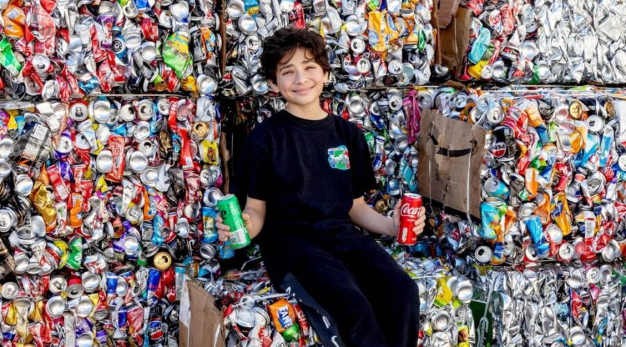 RECYCLING CANS Good News: A can-do attitude