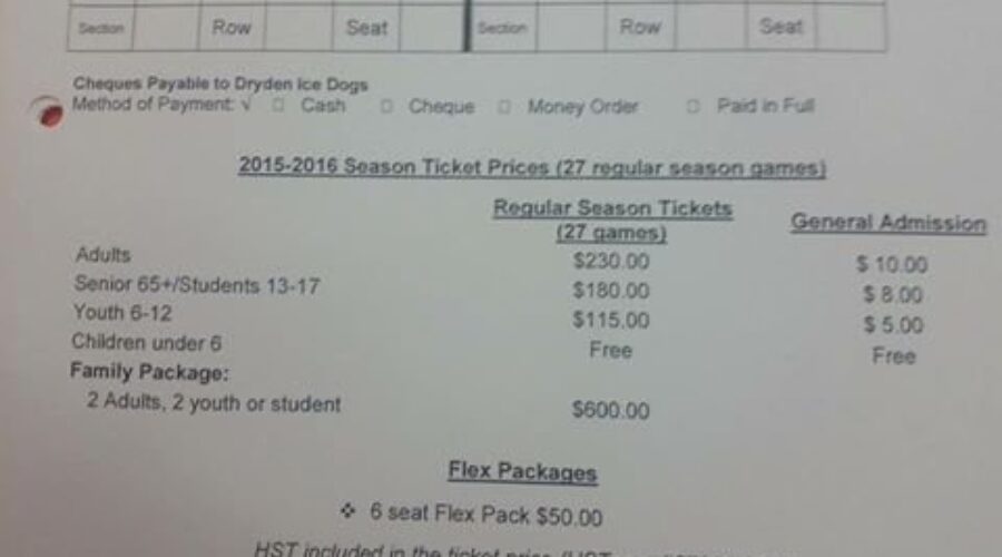 Ice Dogs Launching Season Ticket Drive