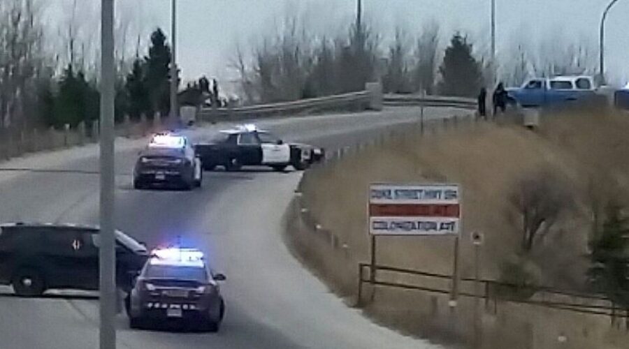 Altercation at Dryden Overpass