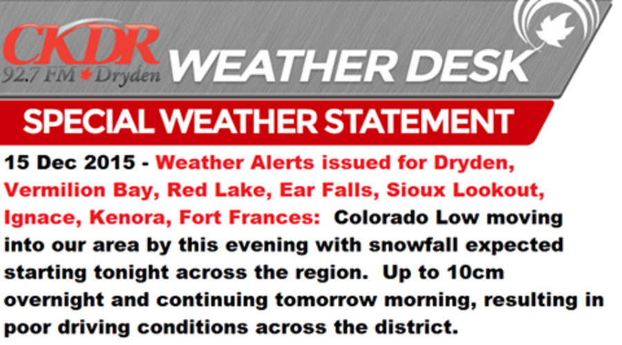 12347854_939698422745184_1823524877754181194_n Special Weather Statement In Effect