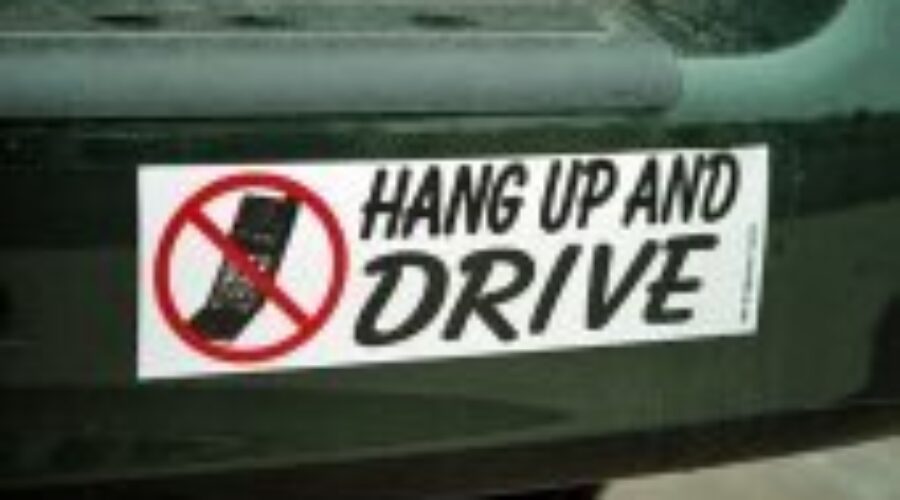 Police Warning About Distracted Driving
