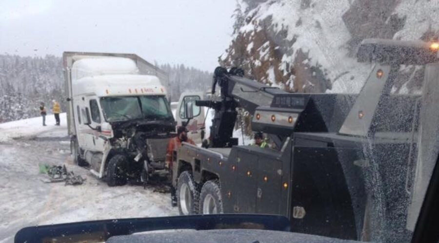 Highway 105 Open After Collision