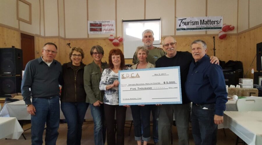 Kenora District Camp-owners Association Donates To CT Scan Fundraiser
