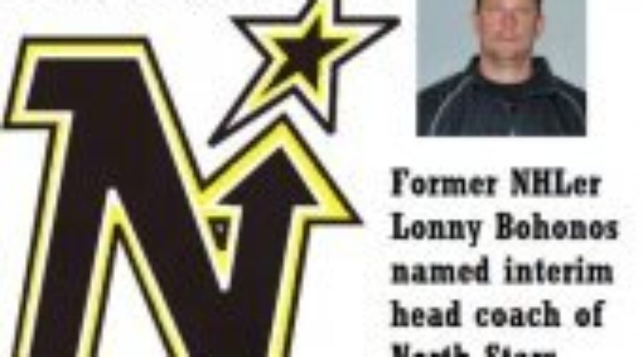 42123 Lonny Bohonos Named Head Coach of Stars