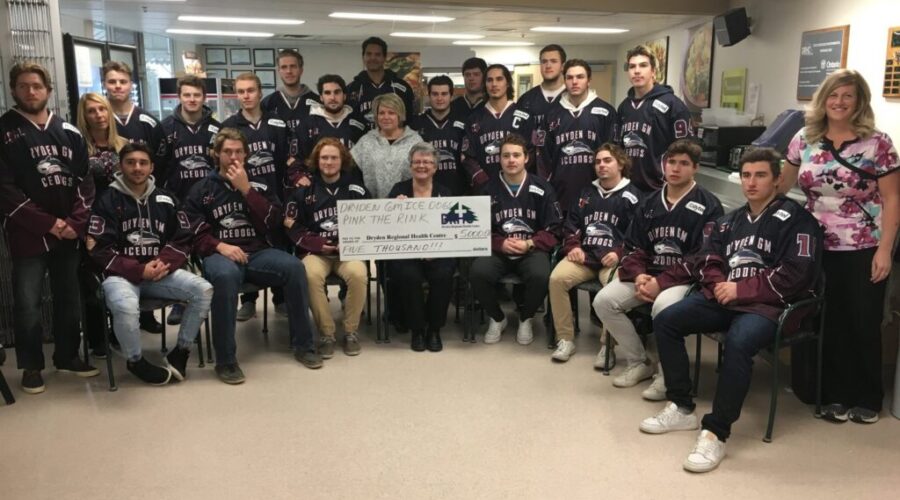 Dryden GM Ice Dogs Give Back To Community
