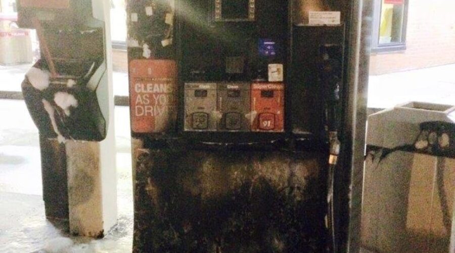 Fire At 7-11 Pumps in Dryden (UPDATED)