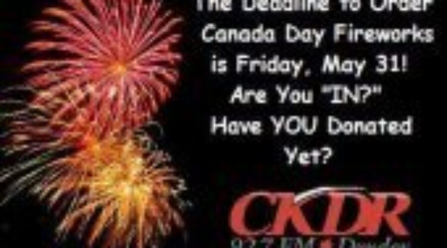 Fireworks A Go In Dryden For Canada Day