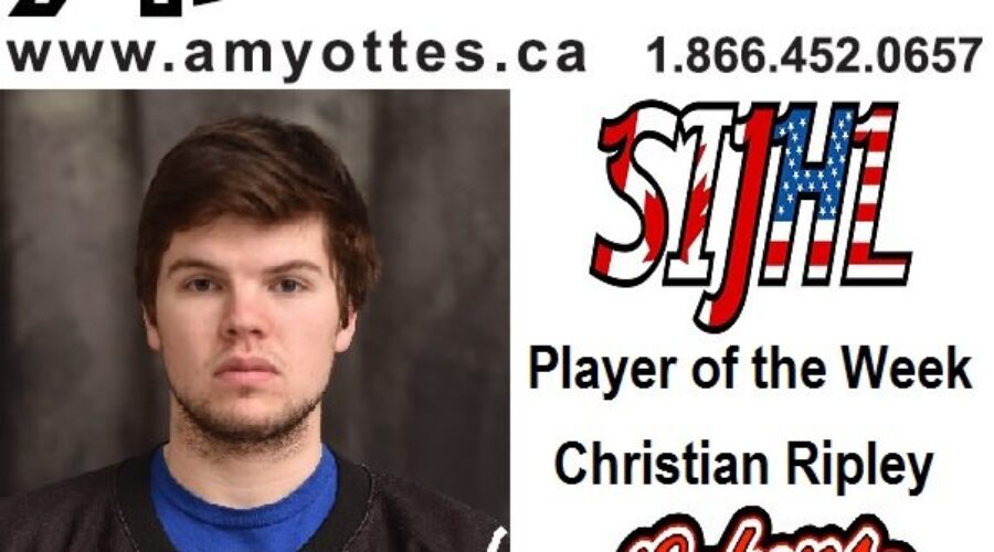 AmyottesPOW-Ripley-FFL Christian Ripley Named Amyotte Awards And Promotions Player Of The Week