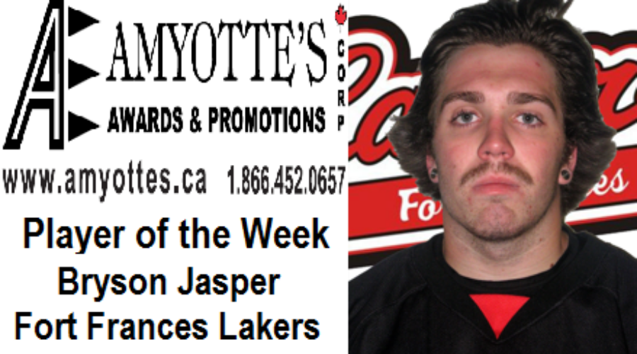AmyottesPOWmaster_0 Veteran Forward Named Player Of The Week