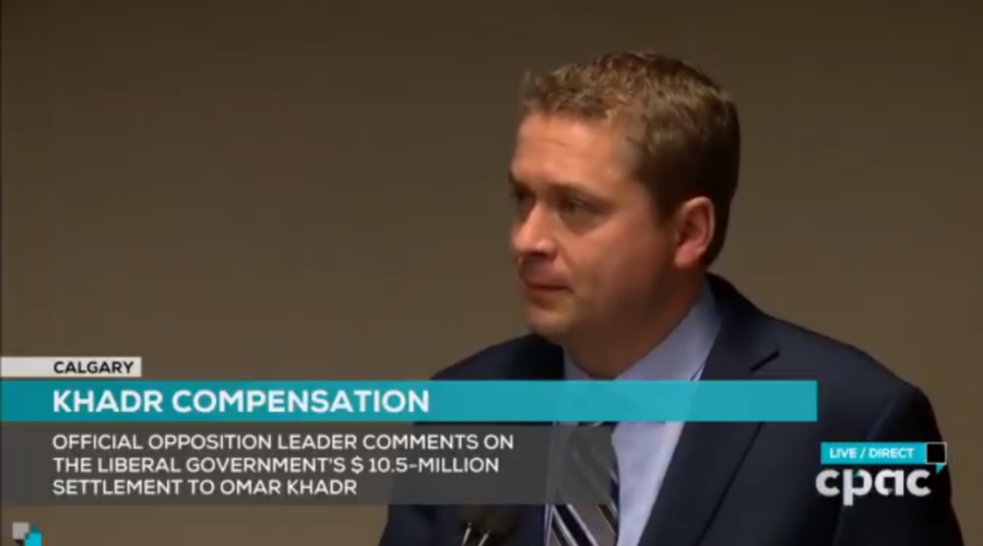 Omar Khadr Settlement “Disgusting”: Scheer