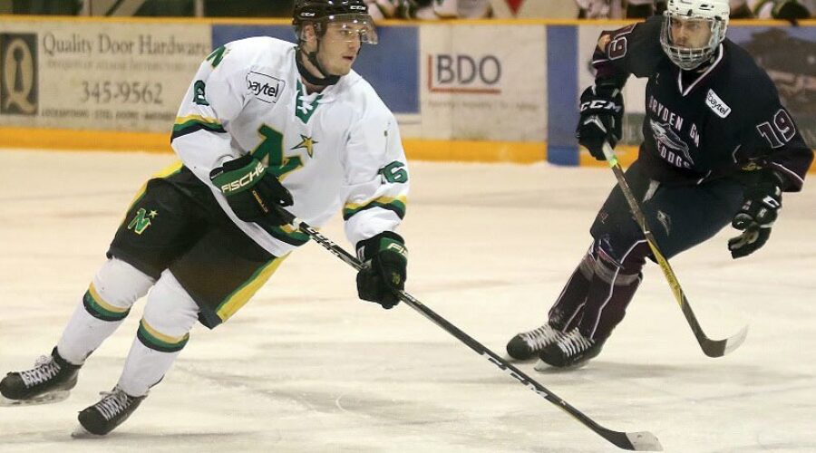 North Stars Defeat Ice Dogs