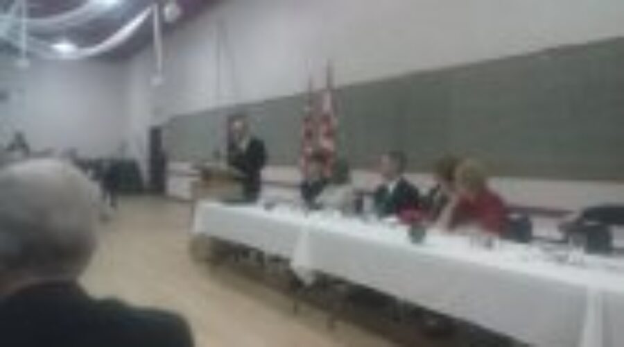Vets and Public Remember At Vimy Ridge Banquet