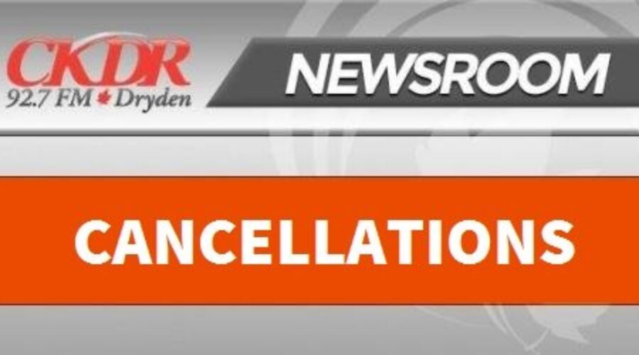CANCELLATIONS My Lift And Court Sports Cancelled For Tuesday