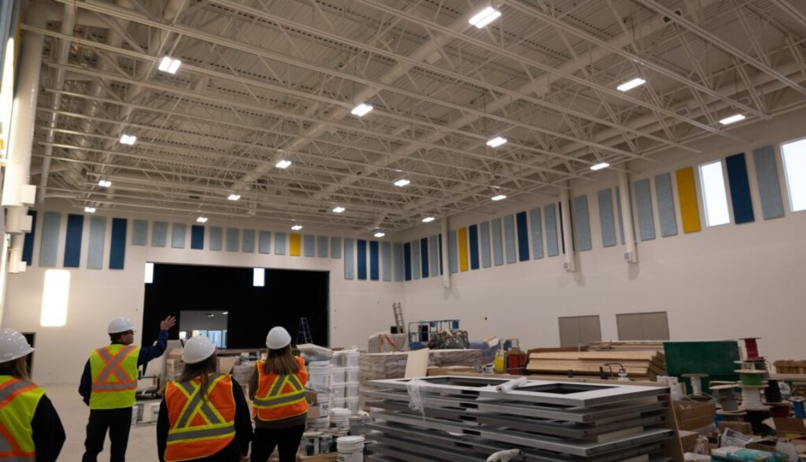 Construction work at Rainy River k-12 school school board photo fb dec 2025