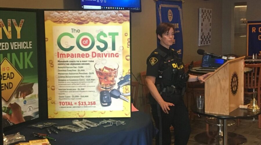 OPP Showcasing DAIRS Program To Dryden Rotary Club