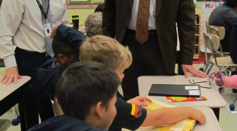 Deputy Education Minister Visits Area Schools