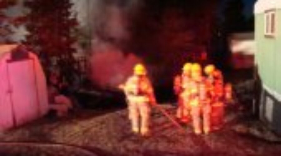 Shed Fire Being Investigated