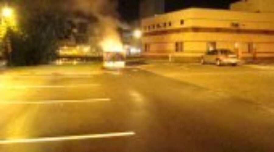 Metal Garbage Bin Fire Handled By Dryden Fire