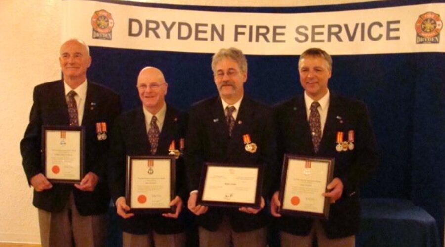 Federal, Provincial And Municipal Medals For Volunteer Firefighters