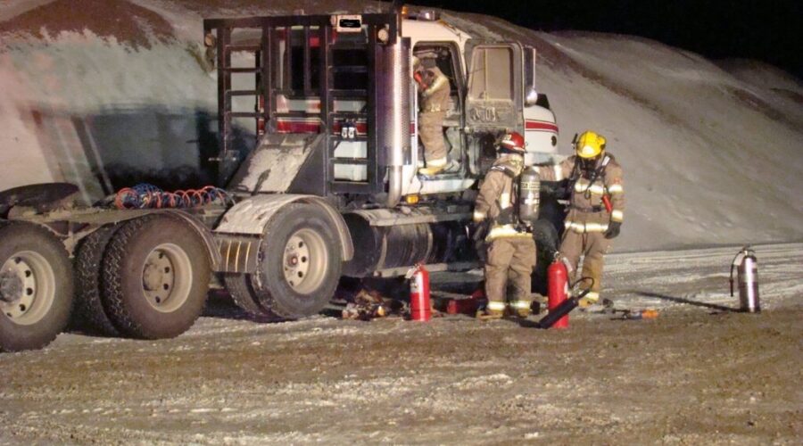 Weekend Tractor Trailer Fire In Dryden