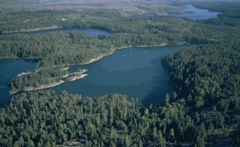 ELA-arial-DFO_1 ELA Proposing Simulated Oil Spills