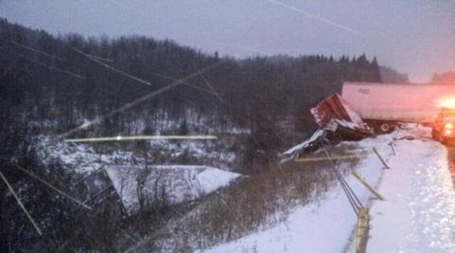 Highway 1 Closed Between Ontario Boundary And Steinbach